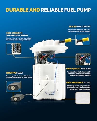 Image of PHILTOP Electric Fuel Pump Assembly for Chrysler 200, Sebring, Avenger