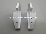  RECAMBIOS DREYMA Kit Pareja Soporte Lateral Derecho Estante BALDA Vidrio FRIGORIFICO LIEBHERR KGT9936 C.O. 7436004, 21571209, 7426778, 7426774. Miele: 743600401008, 21571209
