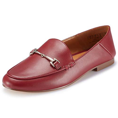 Image of JENN ARDOR Loafers for Women Flats Shoes Womens Penny Loafers Slip On Pointed Toe Comfortable Office Work Driving Flats Fashion Dress Shoes for Women