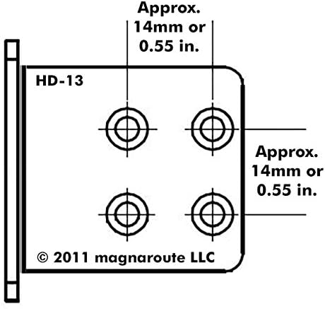 HD-13 Multi-Vendor Rack Mount Kit Compatible with Select 13" Wide Buffalo Tech and Dell PowerConnect 1U Switches