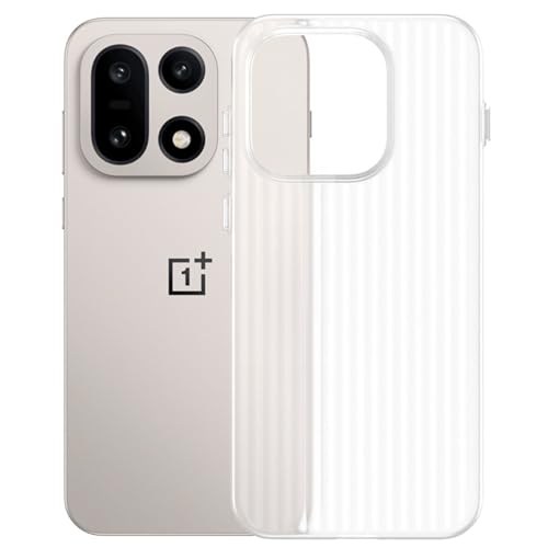 Yienning OnePlus 15�p�P�[�X�A�X�����X�g���C�v�������}�b�g�X�L���t�B�[�����O�t�H���P�[�X�A�����ی쉩�ϖh�~�ϏՌ��ی�J�o�[