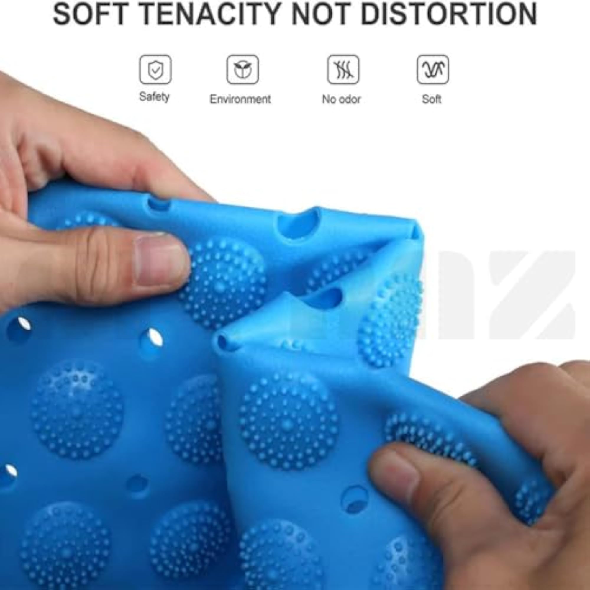 Nonslip Rubber Bath Mat for Bathtub and Shower