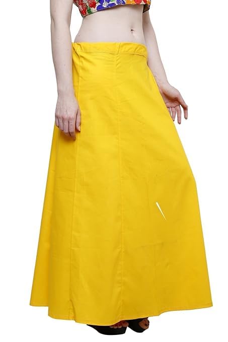 jtg enterprises Petticoat in Yellow Color, Pure Cotton Special Interlock Fabric, Double Stitched, Size-Small-picture-53