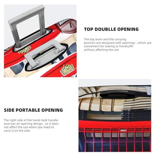 Telephone Booth print Anti-scratch Luggage Cover, Luggage Protective Case, Washable Luggage Cover4