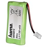Lieferumfang: 1 Akku-Pack Hama NiMH Batterie pour Siemens Giga 2,4 V/550 mAh (Import Allemagne)