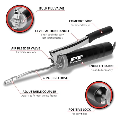 Image of Performance Tool W54202 Professional Lever Action Grease Gun