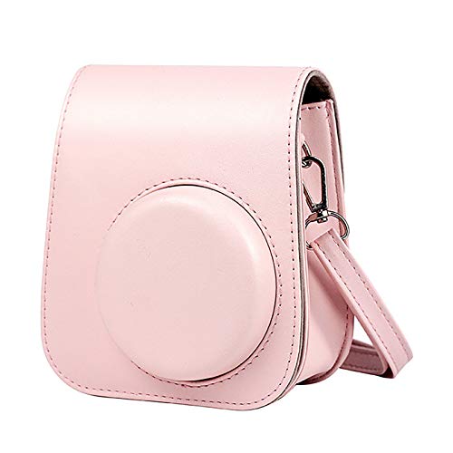 Kamera Tasche für Instax Mini 11 Sofortbildkamera, Colorful PU Leder Reise Kameratasche mit Schultergurt, Compact Schutztasche für Instax Mini 11