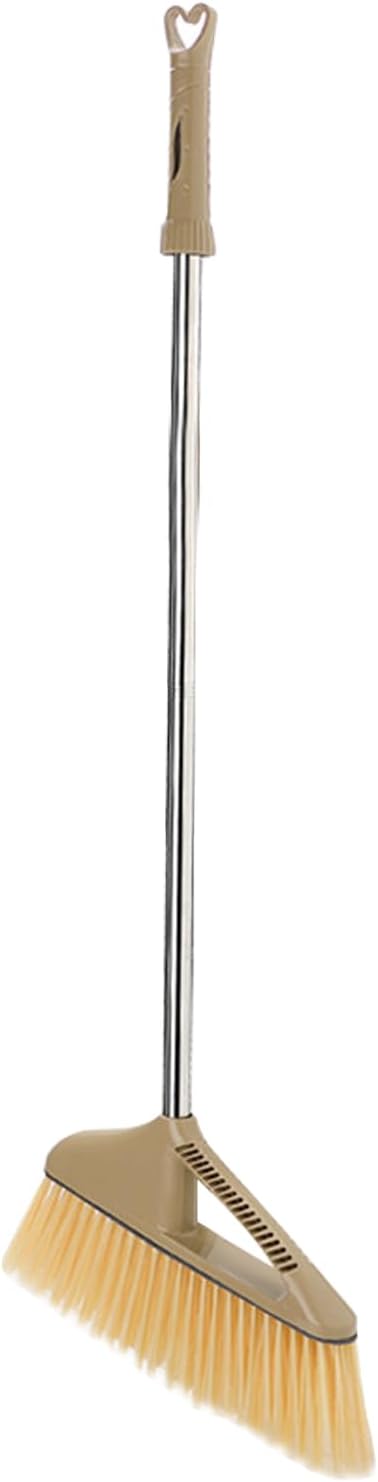 Heavy Duty Sweeping Broom High Toughness Soft Efficient Cleaning for Bathroom Kitchen Durable Plastic Stainless Steel 850g