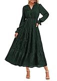 Sweet Tips: Maxi Dresses for Women 2025 Are Made of Lightweight, Soft-Woven Jacquard Fabric With A Slightly Shiny Sheen. Wedding Guest Dresses for Women-5 Buttons on Front for Decoration Only. S=US 4-6, M=US 8-10, L=US 12-14, XL=US 16-18 XXL=20 Featu...