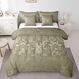 Funda Nordica Cama 150 Alce 3 Piezas Juego de Ropa de Cama para Adulto,Suave Funda Edredon en Microfibra,1 Funda de Edredón 240x220cm+2 Fundas de Almohada 50x80cm