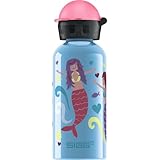 SIGG Mermaid Water Bottle, Blue, 0.4-Liter