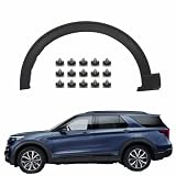 WFLNHB Black Driver Left Side Front Wheel Arch Trim Fender-flares Replacement for 2020 2021 Explorer LB5Z16039AA FO129013