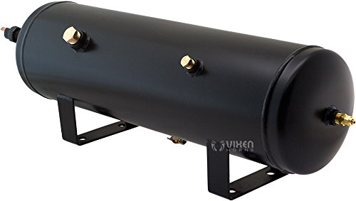 Vixen Horns Train Horn Kit For Trucks/Car/Semi. Complete Onboard System- 200Psi Air Compressor, 3 Gallon Tank, 4 Trumpets. Super Loud Db. Fits Vehicles Like Pickup/Jeep/Rv/Suv 12V Vxo8330/4114B #TOP7