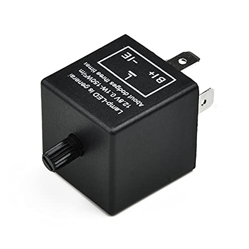 Relé intermitente LED 12V ajustable para solucionar el parpadeo rápido de las luces 2