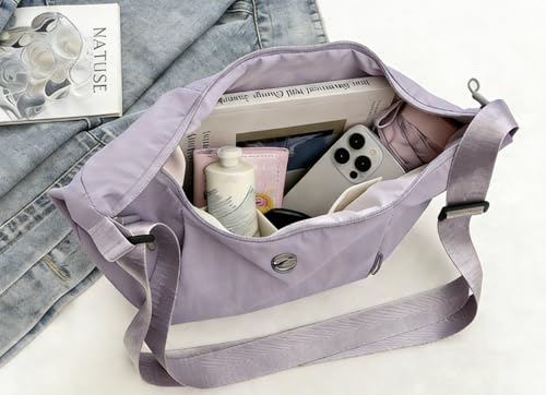 Image of Haneulbit Small Crossbody Bag for Women, Waterproof Nylon Purse with Adjustable Strap, Lightweight Shoulder Bag