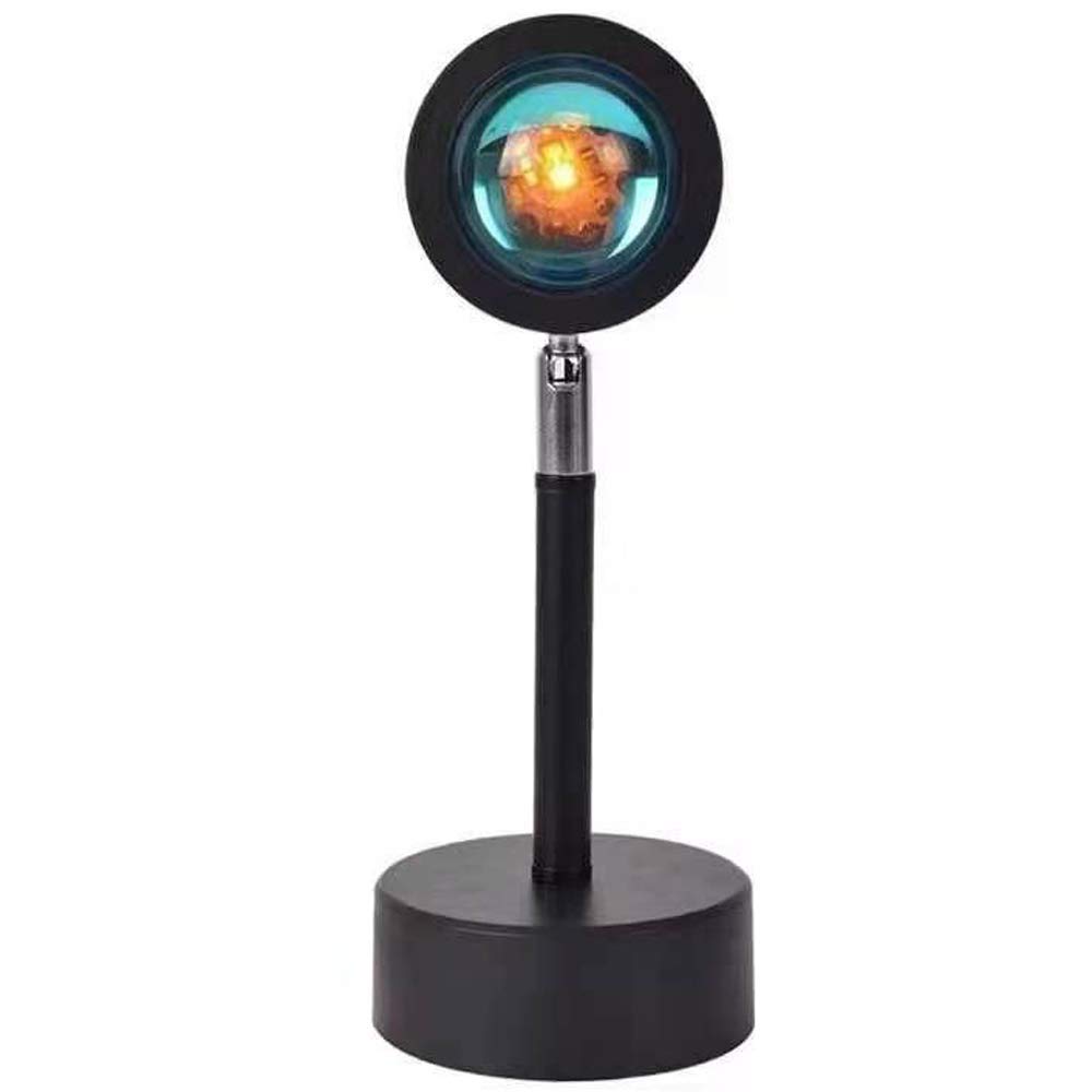 TTDGYYXW Proiezione del Tramonto Luce a LED Arcobaleno Umore Supporto da Pavimento Romantica Luce Notturna Rilassante per Soggiorno Camera da Letto Proiettore Romantico Regalo per la casa Soggiorno