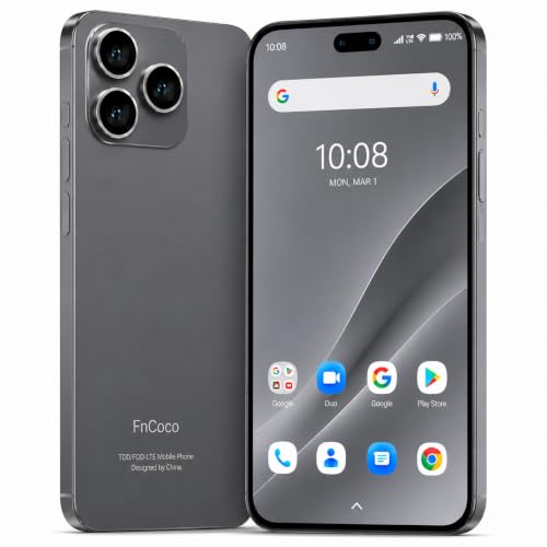 Image of FNCOCO A16 Pro Max Unlocked Android Phones, Grey