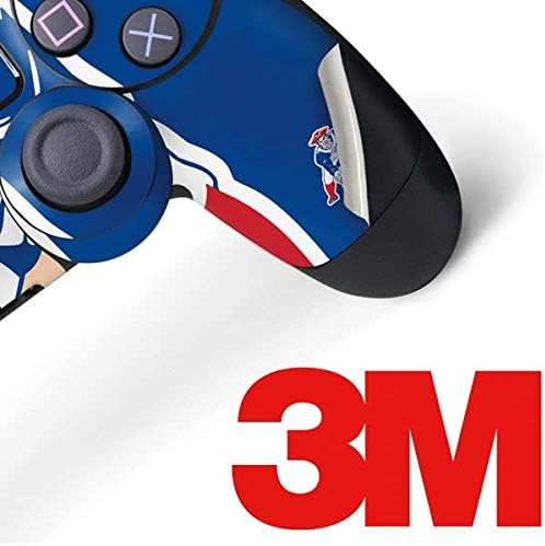 Vista 23 de Skinit Calcomanía para juegos compatible con el controlador de PS4, diseño oficial de los New England Patriots de la NFL, en blanco y negro