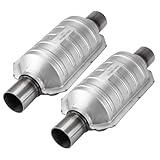 Torchtree Catalytic Converter, 2“ Universal Inlet/Outlet Catalytic Converter 2Pcs