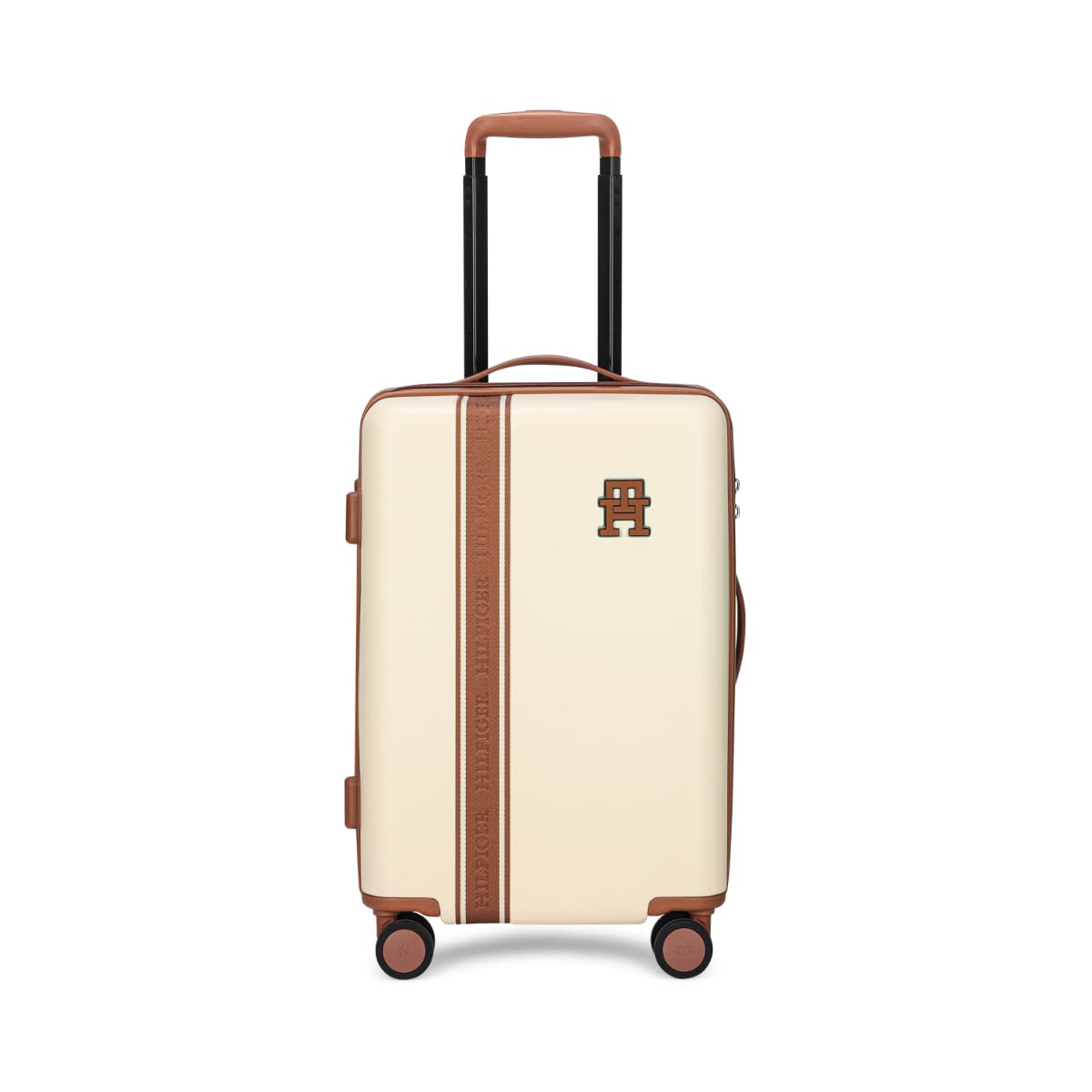 Cabin Luggage Edison - Tan | Carry-On Trolley Bag with TSA Lock | 360° Hinomoto Spinner Wheels | Telescopic Handle | Expandable | Hardshell PC Suitcase | 52L Capacity-image-16