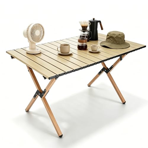 Table pliante camping imperméable pour manger stable dehors