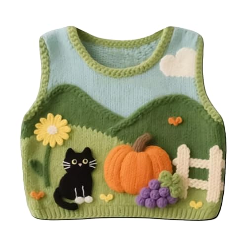 Dybnuhoc Datormusmatta, stickad tröja väst designmatta, söt estetisk skrivbordsunderlägg, hemmakontor skrivbordstillbehör, laptop musmatta för män kvinnor tonåringar flickor, skrivbordsdekor