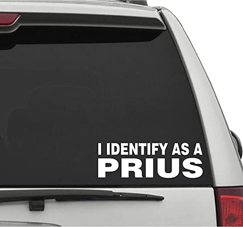 Wsq I Identify As A Prius Vinyl Decal Sticker Premium Quality Vinyl White For Car Bumper Truck Van Suv Window Wall Boat Cup Tumblers Laptop Or Any Smooth Surface Size 7 Inch #TOP13