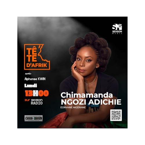 Chimamanda Ngozi Adichie, &eacute;crivaine nig&eacute;riane au parcours inspirant.