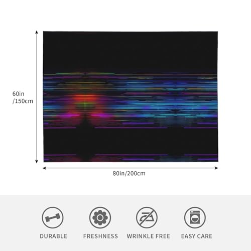 Couverture polaire code programmateur plaid flanelle doux canapé lit