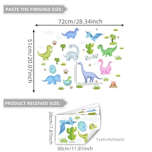 Vinilos Decorativos Dinosaurios Luminosos para Pared miniatura 4
