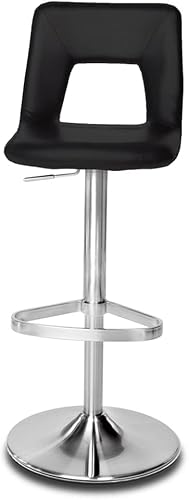 Miniatura 3 de Zuri Muebles Black Jazz Taburete giratorio sin brazos de altura ajustable Negro -,Azul oscuro,Verde lima,verde