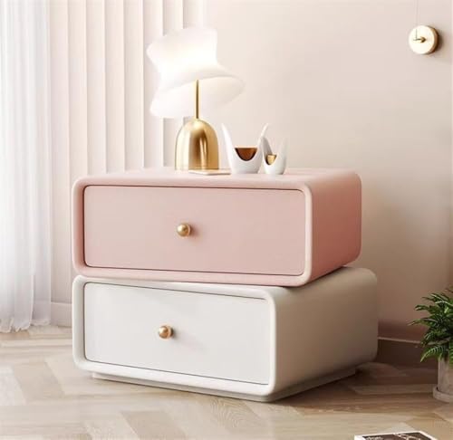 �i�C�g�X�^���h�A���_���ȃs���N�̃x�b�h�T�C�h�e�[�u���A�����o��2�Ɖ�]�����[�t���̖ؐ��i�C�g�X�^���h�A�i�m�e�N���U�[�d�グ�A�Q���p�� �G���h�e�[�u���i15.7�C���`×15.7�C���`×18.9�C���`�j