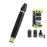 Heavy Duty Adjustable Twist Hose Nozzle Jet Sweeper Nozzle, Adjustable Metal Nozzle Garden Hose Sprinkler, Powerful High-Pressure Water Gun for Car Cleaning, Garden Sprayer. (1PC)