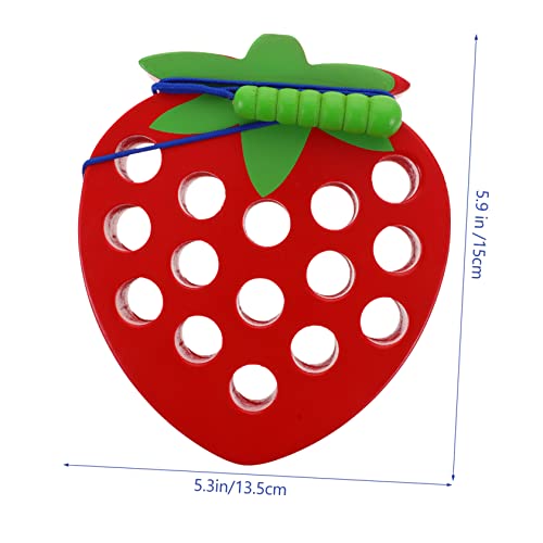 Toddmomy 5 Conjuntos De Brinquedos De Enfiar À Mão Brinquedos De Quebra-Cabeça Brinquedos Para Crian