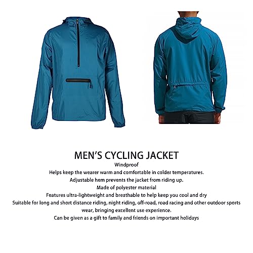 Coupe-vent de course pour hommes veste polyester rando cyclisme outdoor M - 3