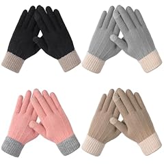 4 Pack, Black & Grey & Khaki & Pink