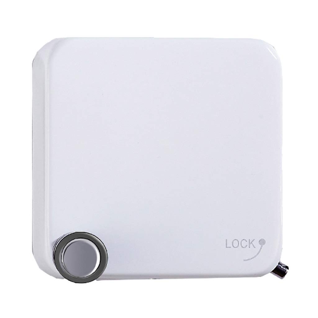 Corde à linge télescopique blanche en acier inoxydable de 3.5m sans perçage pour intérieur