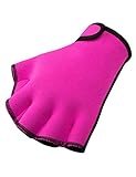 FitsT4 Aqua Gloves Webbed Paddle Swim Gloves Fitness Water Aerobics and Water Resistance Training...
