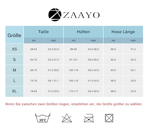 ZAAYO Sportowe legginsy damskie z wysokim stanem, Scrunch Butt Gym Legginsy bezszwowe, nieprzejrzyste spodnie sportowe do uprawiania sportu, jogi, fitnessu, treningu, jenokolorowy czarny, S