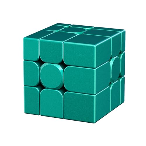 Cubo de Velocidad, Moyu V2 Mirror Cube Profesional 3x3 Speed Cube Educativi 3D Cubo Mágico for Appassionati di Cubi (Magnetic Version-Green)