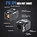 ohhunt FB O4 Red Dot Sight Shake Awake Red Dot Multi-Reticle System Solar Panel with Adapter Plates
