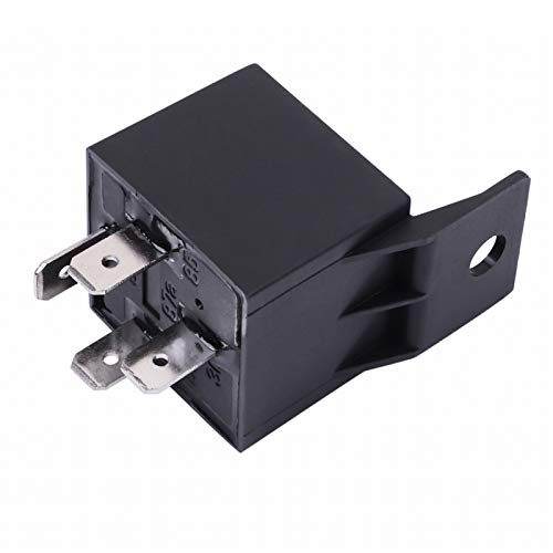 Hhcsop KO10018 175-185 Degree Electric Fan Relay Kit Cooling Fan Thermostat Switch Temp Sensor Temperature Fan Wiring Kit 40 50 60 Amp Relay Kit thumb #5