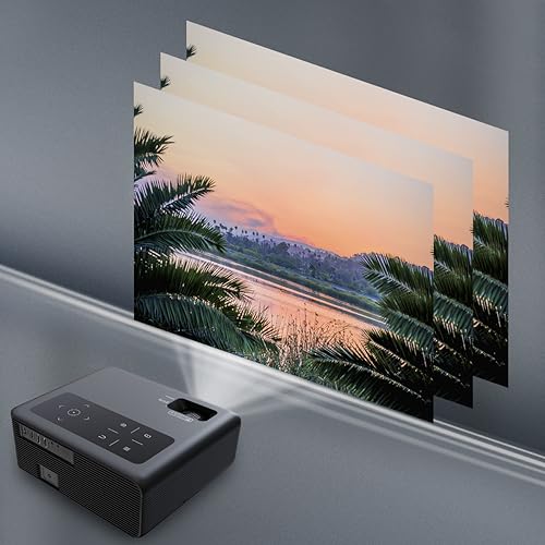 Prixton Videoproiettore Portatile Miró, Led Full Hd, Wifi 5G, 14.000 Lumen, 800 Ansi Lumen, 2 Altoparlanti, Telecomando Incluso, Connessione Hdmi, Usb, Av In - 6