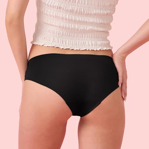 Image of Enamor Innovations Invisi, All Day Comfort, Low Waist Bikini Panty for Women - No Visible Panty Lines, Sweat Wicking, Free Cut, Regular Coverage - PB40