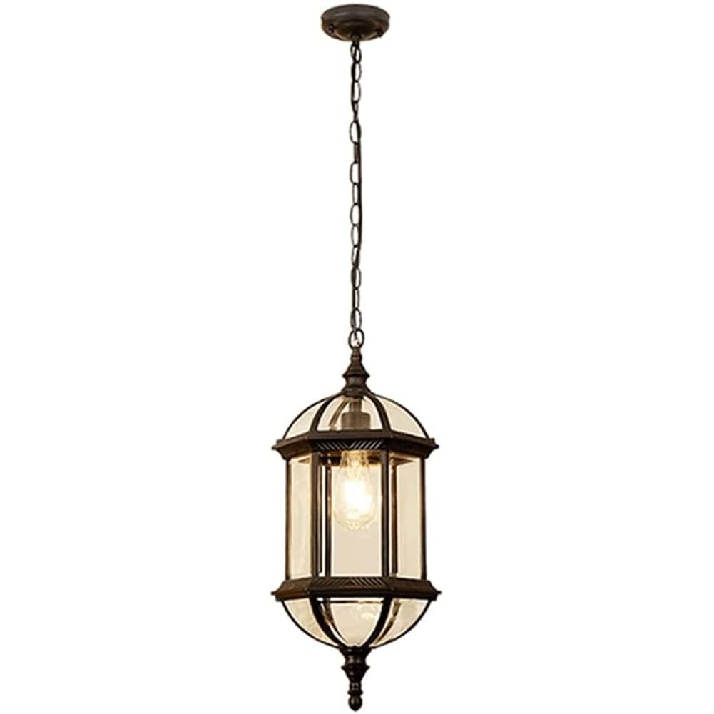 MYXJX Hanging Lights, Industrial Aluminum Chandelier for Porch Patio Loft Restaurant Bar Cafe Entryway Gazebo