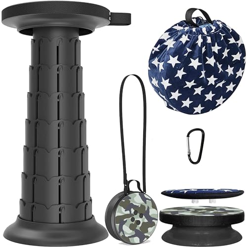 ALEVMOOM Taburete telescópico de 52 cm