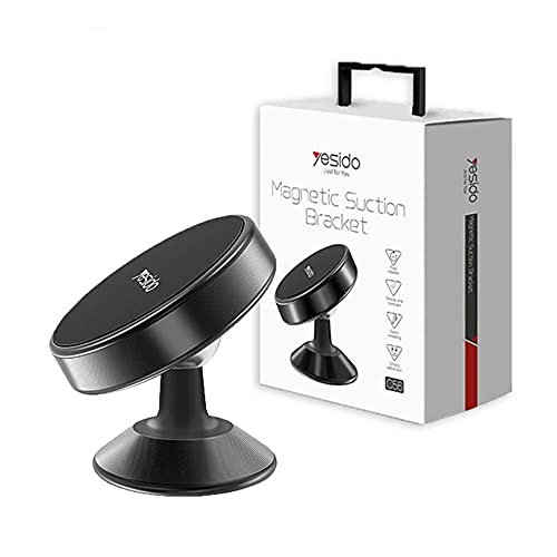 Yesido C56 Magnetic Suction Bracket Car Phone Holder – Black