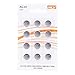 Pack de 12 Pilas AG10 1.5V Tipo Botón de Litio, LR1130, LR54, L1131, 189, GP89A, 389, SR1130W, SR1130SW