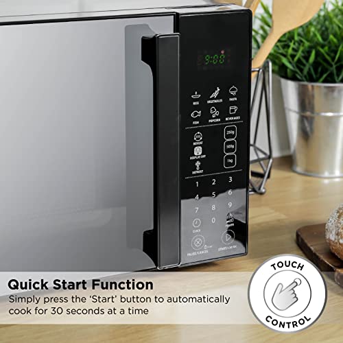 Russell Hobbs RHMT2004B 20 L 800 W Touch Control Digital Solo Microwave in Black with 10 Power Levels, 6 Auto Cook Menus, Defrost Control, Clock and Timer - Image 7