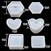 Resin Jewelry Box Molds With Heart Shape Silicone, Hexagon Storage and Square Epoxy for Making